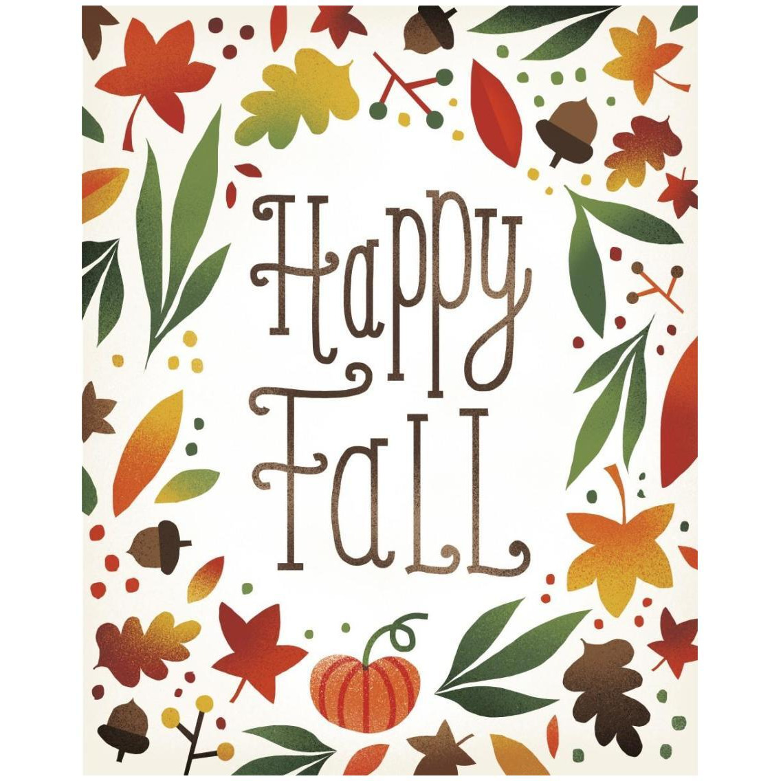 Harvest Time Happy Fall -Paper Art-24&quotx30"