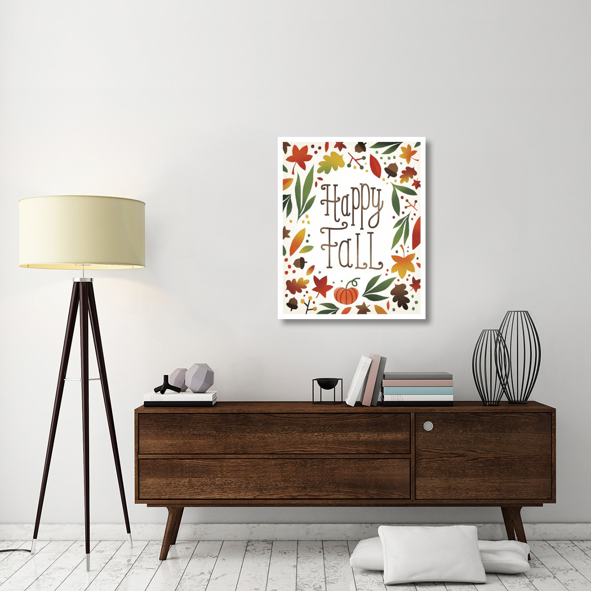 Harvest Time Happy Fall -Paper Art-30&quotx37"