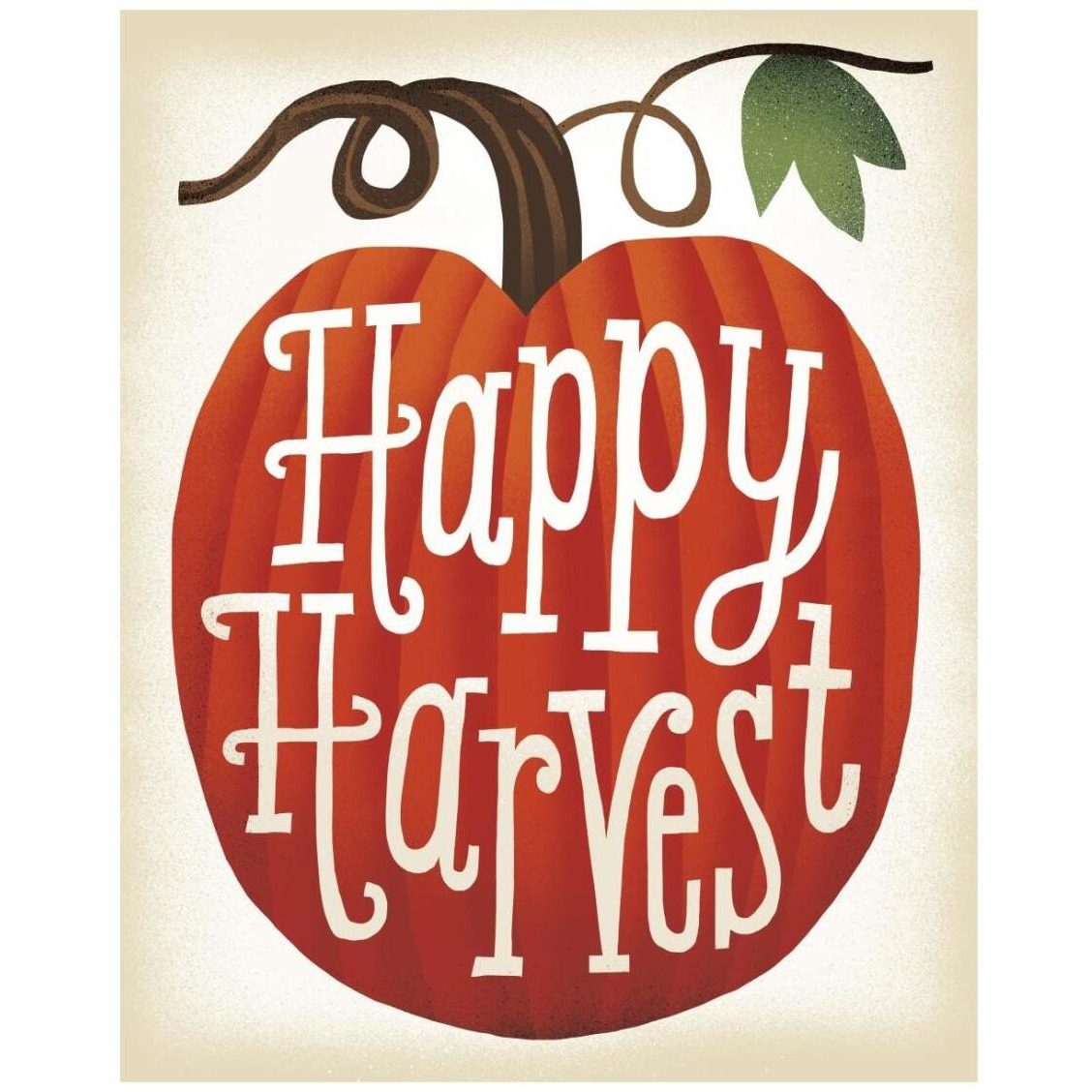 Harvest Time Happy Harvest Pumpkins -Paper Art-22&quotx26"