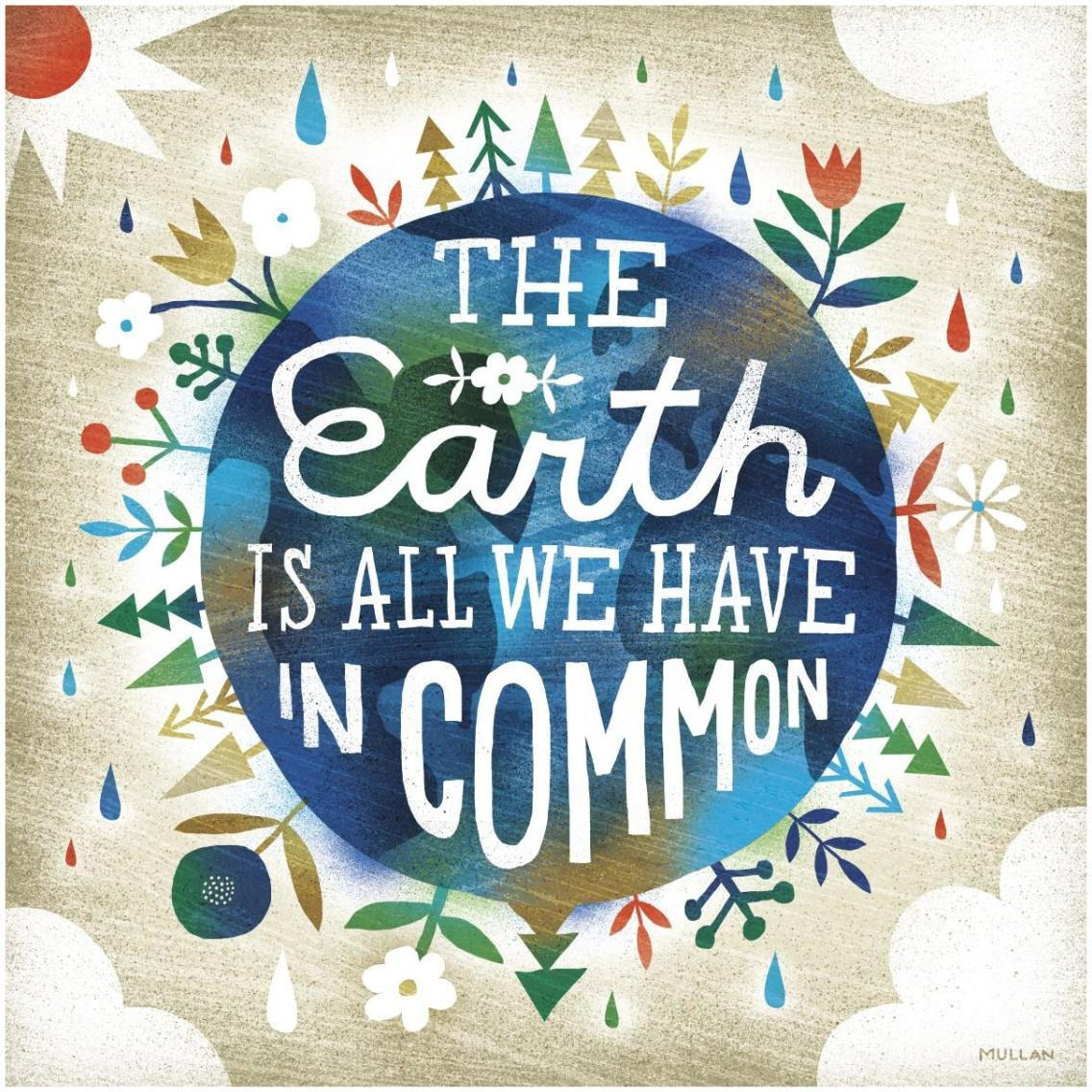 The Earth is All We Have -Paper Art-32&quotx32"