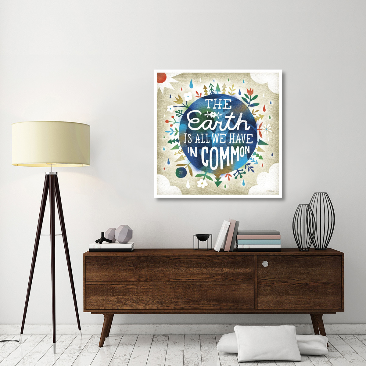 The Earth is All We Have -Paper Art-42&quotx42"
