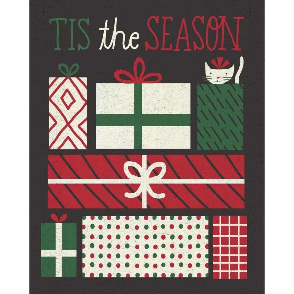 Jolly Holiday Gifts -Paper Art-24&quotx30"