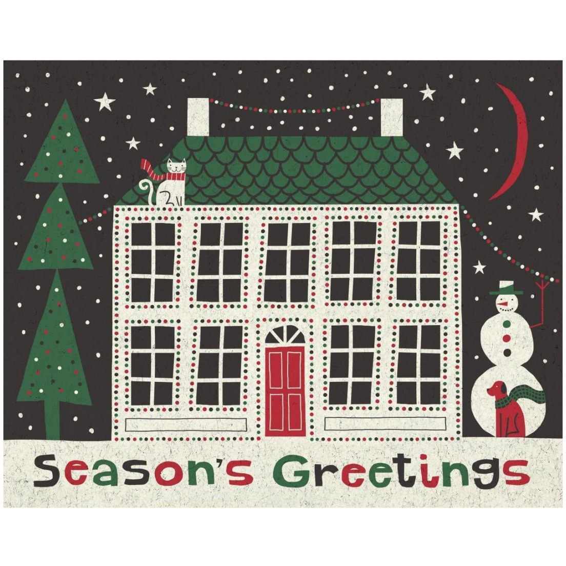 Jolly Holiday Home -Paper Art-22&quotx18"