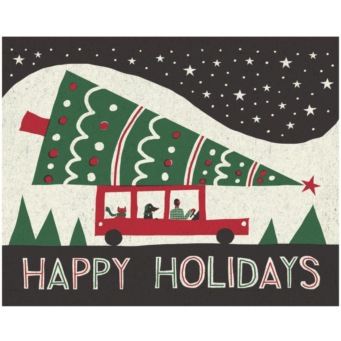 Jolly Holiday Tree -Paper Art-22&quotx18"