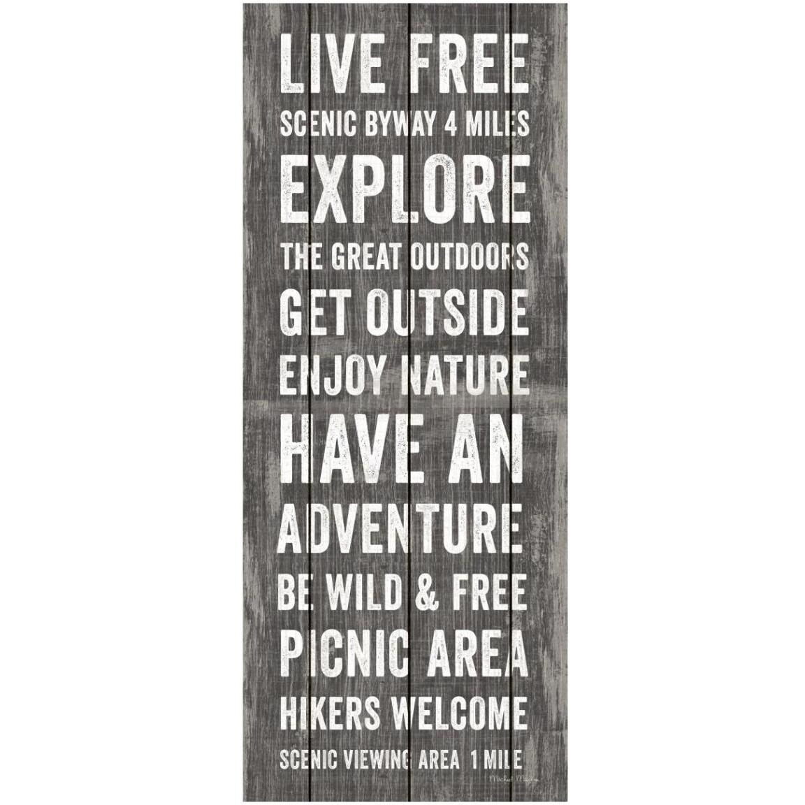Simple Living Gray Panel II -Paper Art-18&quotx42"