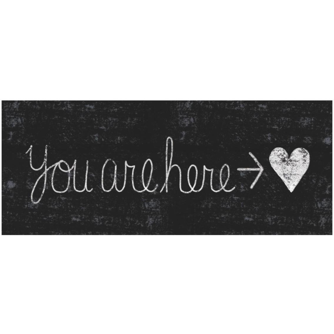 Cursive Chalk You Are Here -Paper Art-32&quotx14"