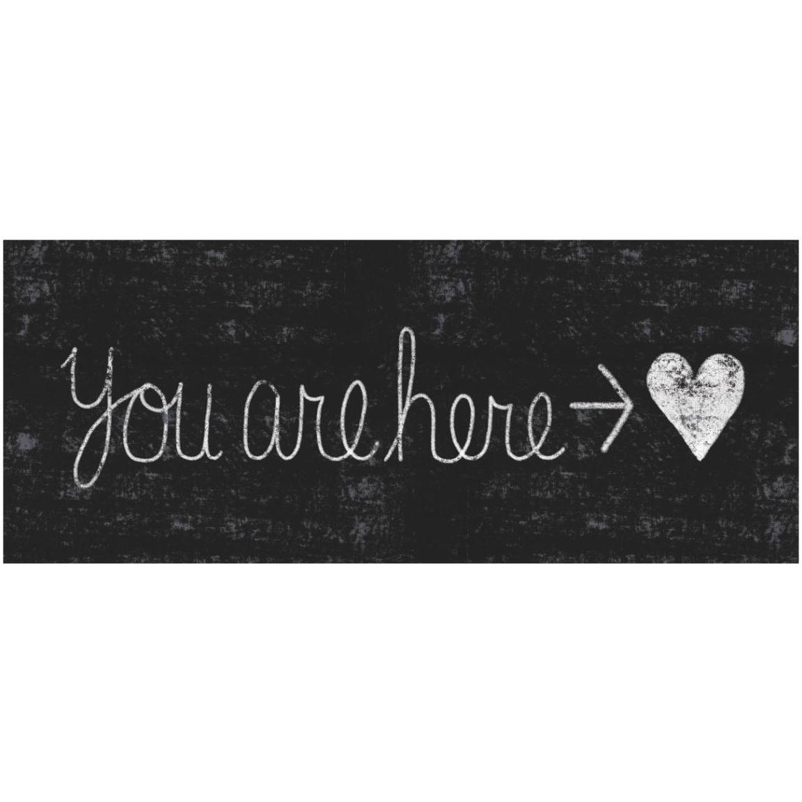 Cursive Chalk You Are Here -Paper Art-42&quotx18"