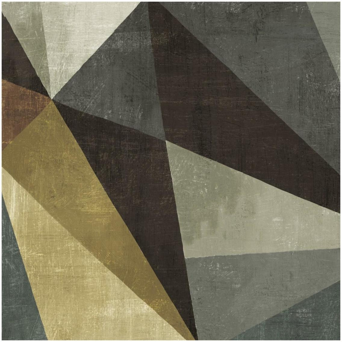 Triangulawesome Square I -Paper Art-32&quotx32"
