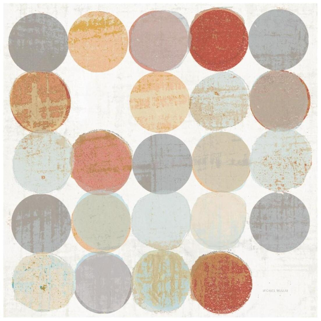 Dots II Square I -Paper Art-20&quotx20"