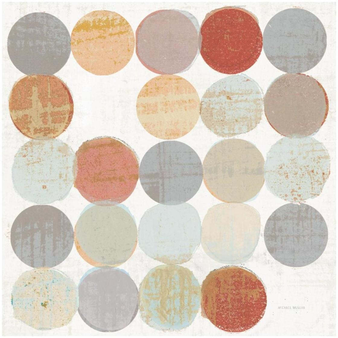 Dots II Square I -Paper Art-26&quotx26"