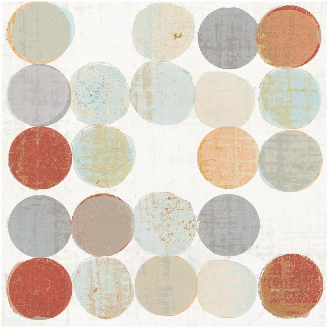 Dots II Square II -Paper Art-32&quotx32"