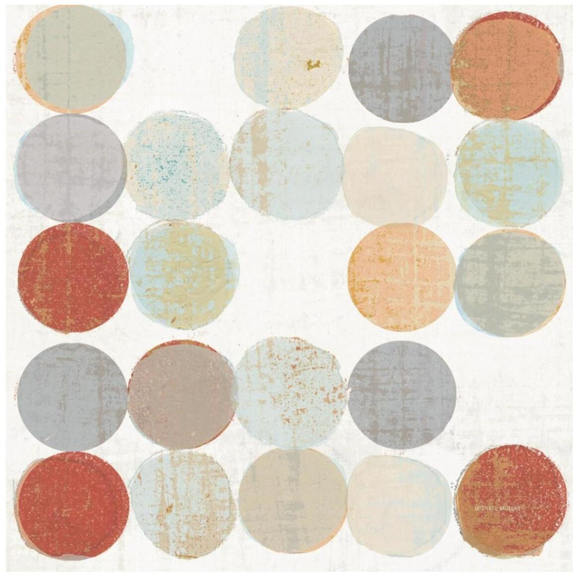 Dots II Square II -Paper Art-42&quotx42"