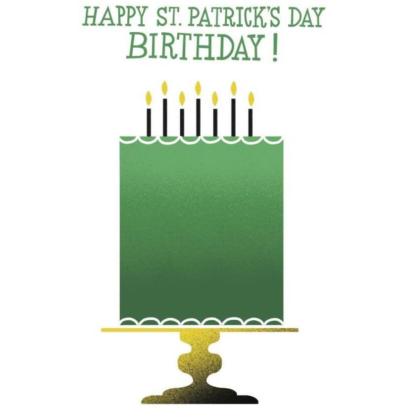 Green Beer Cake II -Paper Art-30&quotx37"