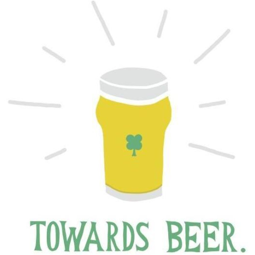 St Pattys Beer II -Paper Art-22&quotx26"