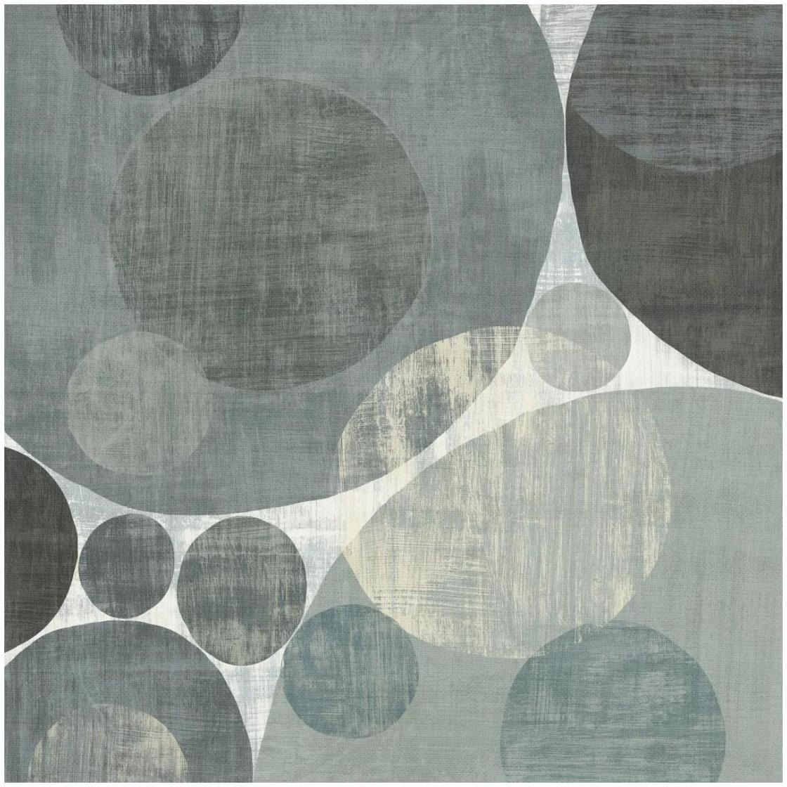 Circulation I Blue and Grey -Paper Art-26&quotx26"