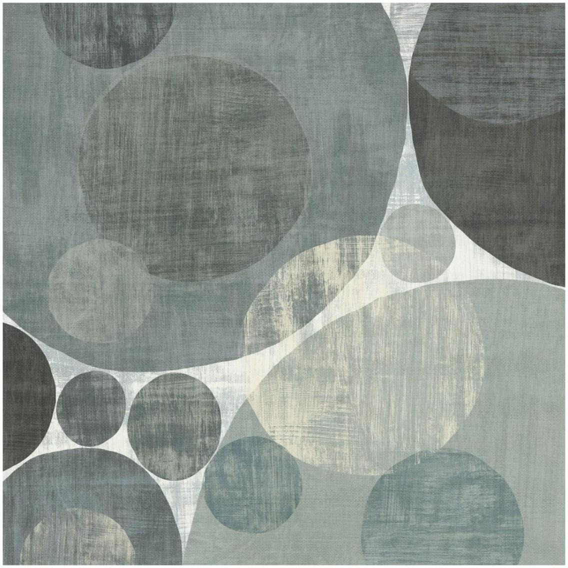 Circulation I Blue and Grey -Paper Art-32&quotx32"