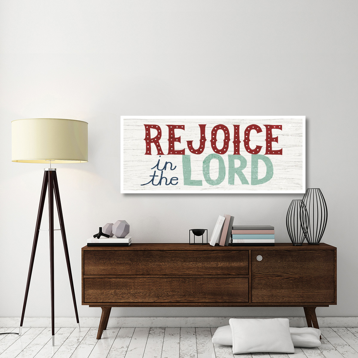 Holiday on Wheels Rejoice in the Lord -Paper Art-62&quotx26"