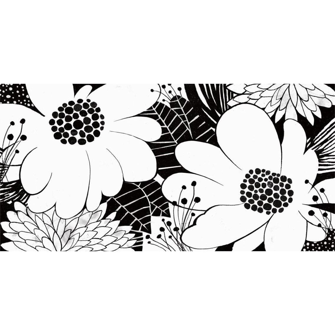 Feeling Groovy Black and White -Paper Art-38&quotx20"
