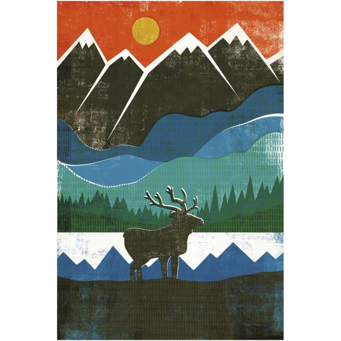 Big Sky I No Words -Paper Art-42&quotx62"