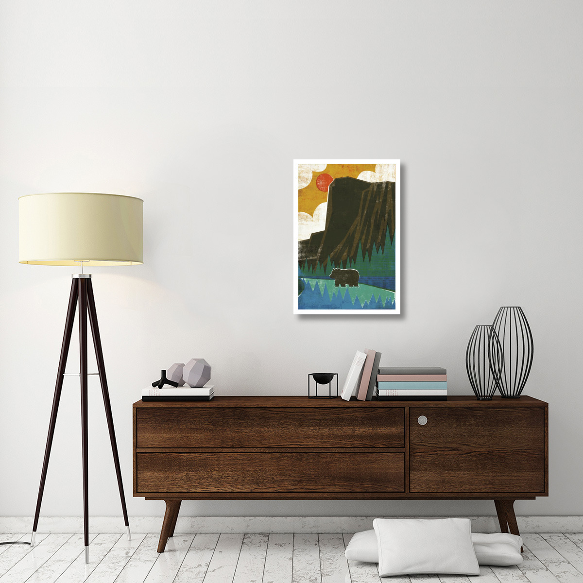 Big Sky IV No Words -Paper Art-22&quotx32"