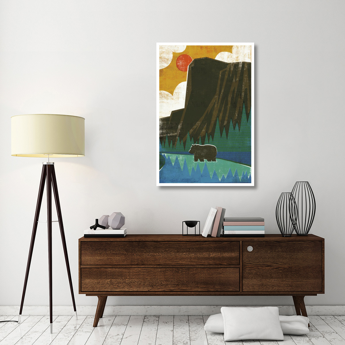 Big Sky IV No Words -Paper Art-34&quotx50"