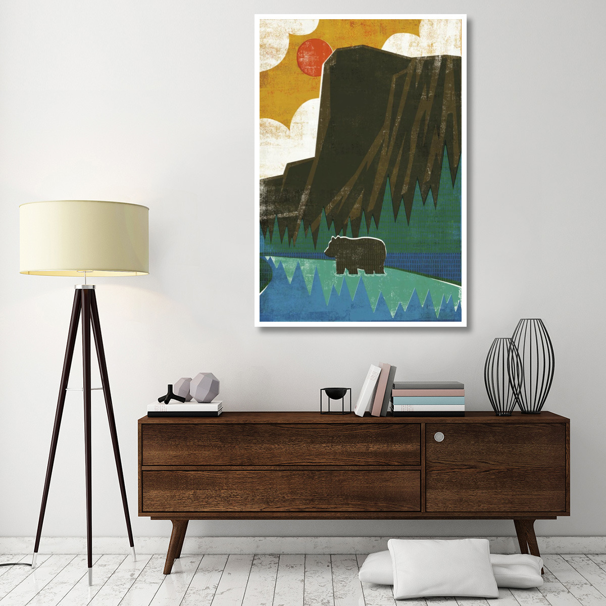 Big Sky IV No Words -Paper Art-42&quotx62"