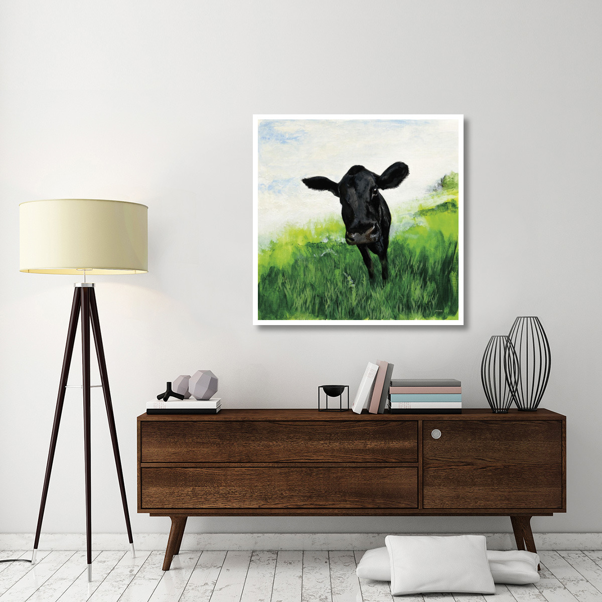 Farm Team II Crop -Paper Art-42&quotx42"