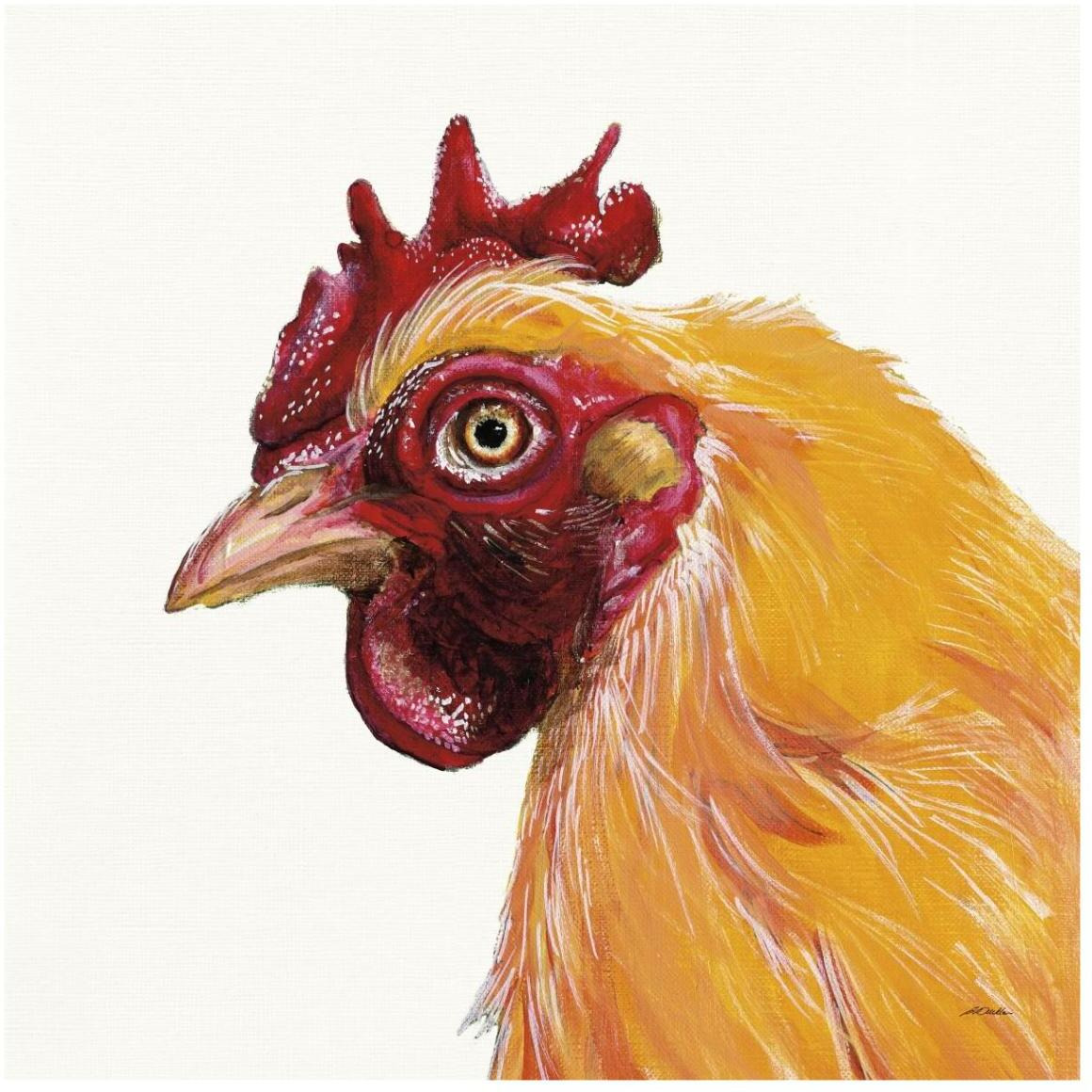 Her Hilda Crop on White -Paper Art-42&quotx42"