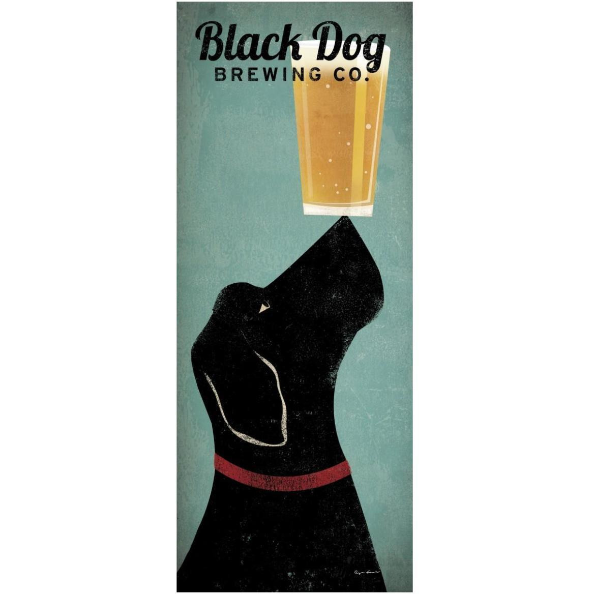 Black Dog Brewing Co Square -Paper Art-26&quotx62"