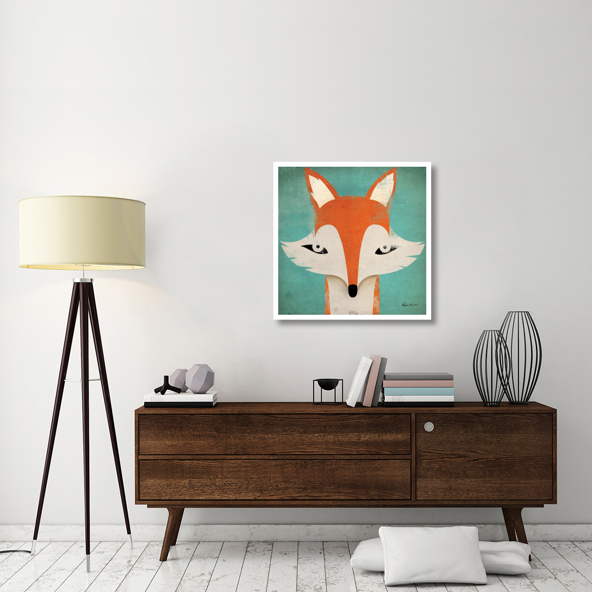 Fox -Paper Art-32&quotx32"