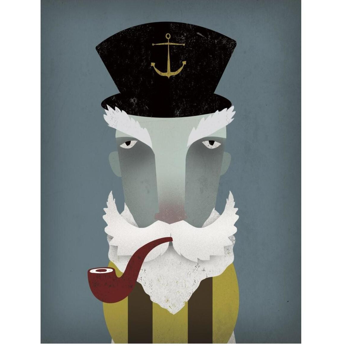 Fisherman I -Paper Art-38&quotx50"