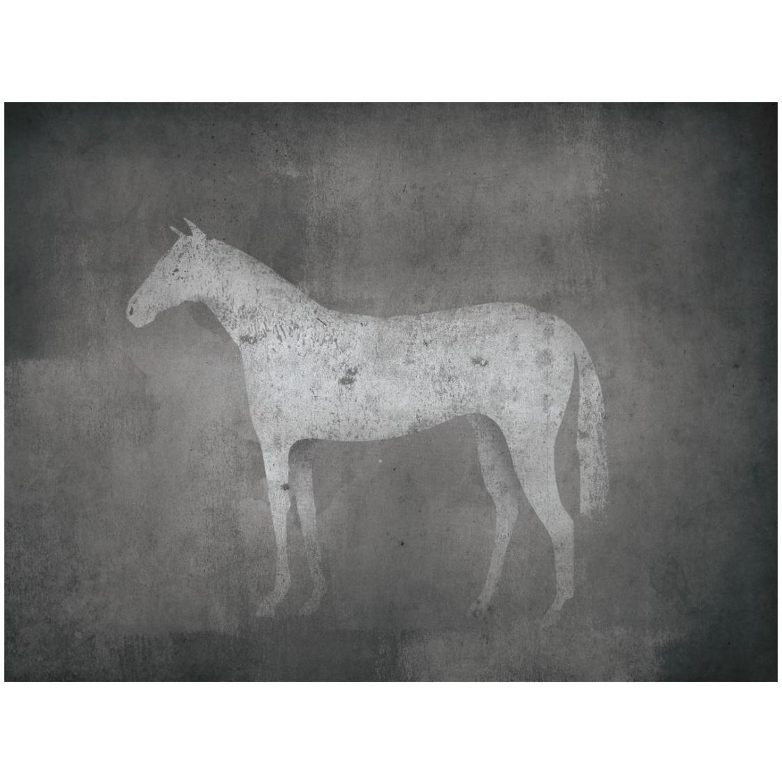 White Horse -Paper Art-26&quotx20"
