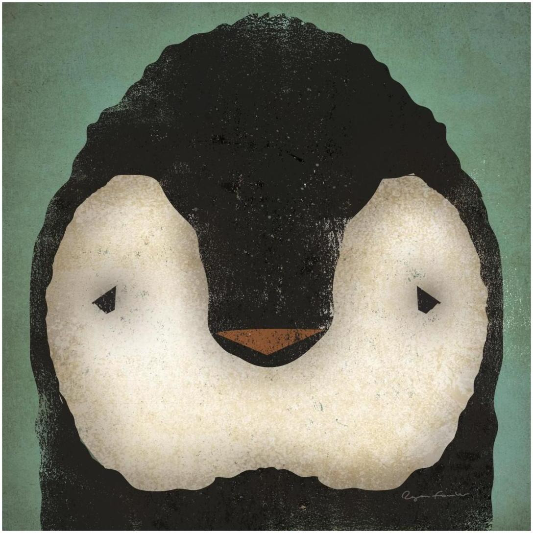 Baby Penguin -Paper Art-20&quotx20"