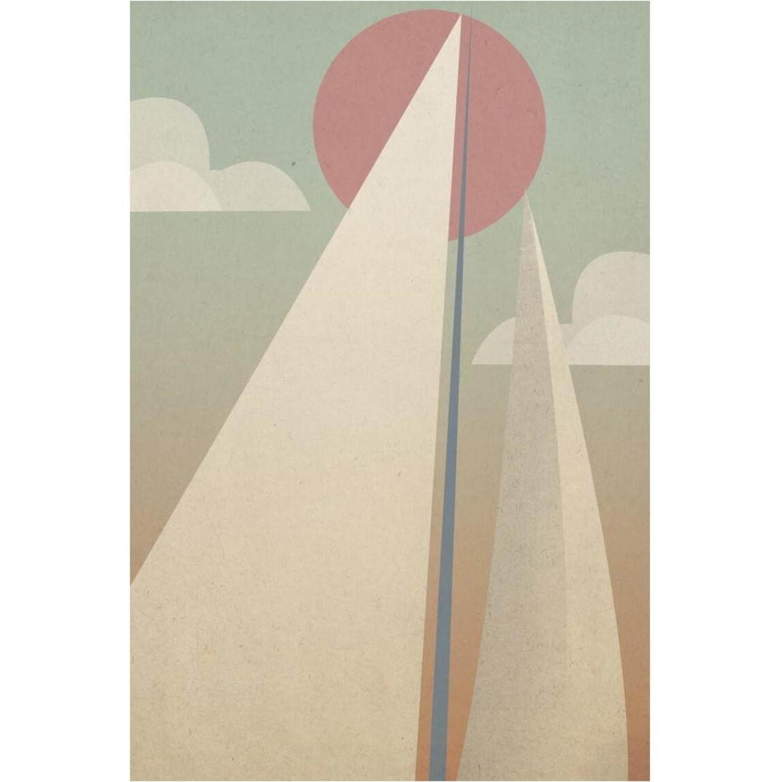 Sails II -Paper Art-26&quotx38"