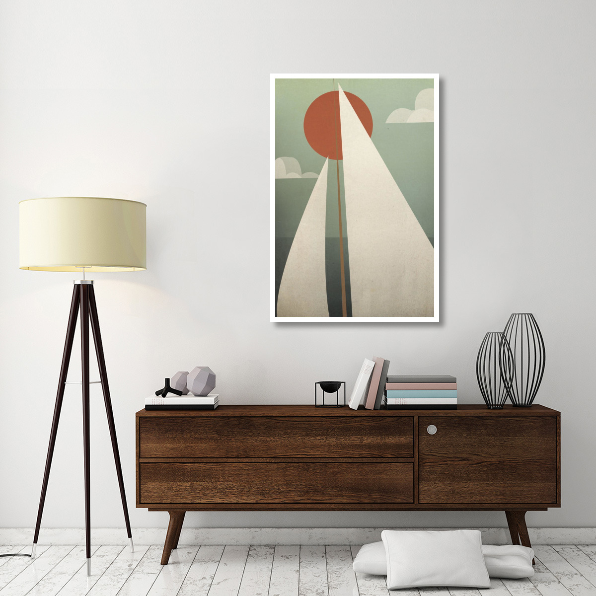 Sails V -Paper Art-34&quotx50"