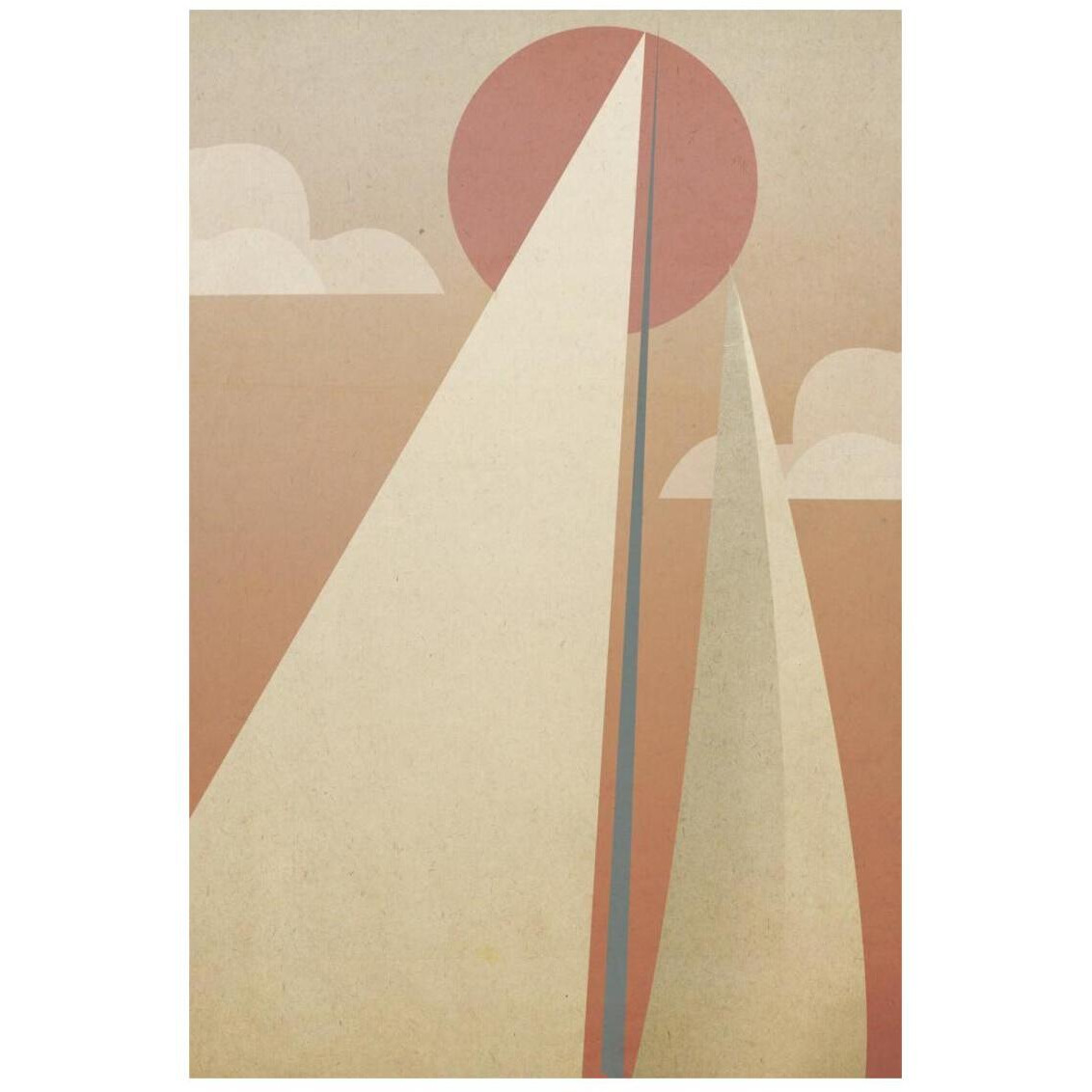 Sails VI -Paper Art-18&quotx26"