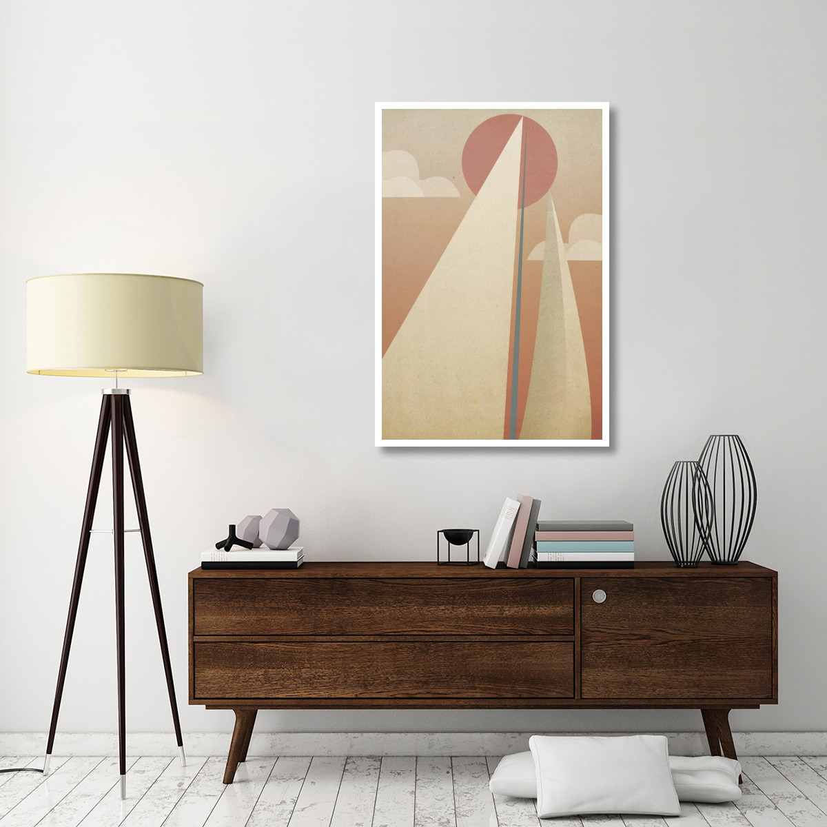 Sails VI -Paper Art-34&quotx50"