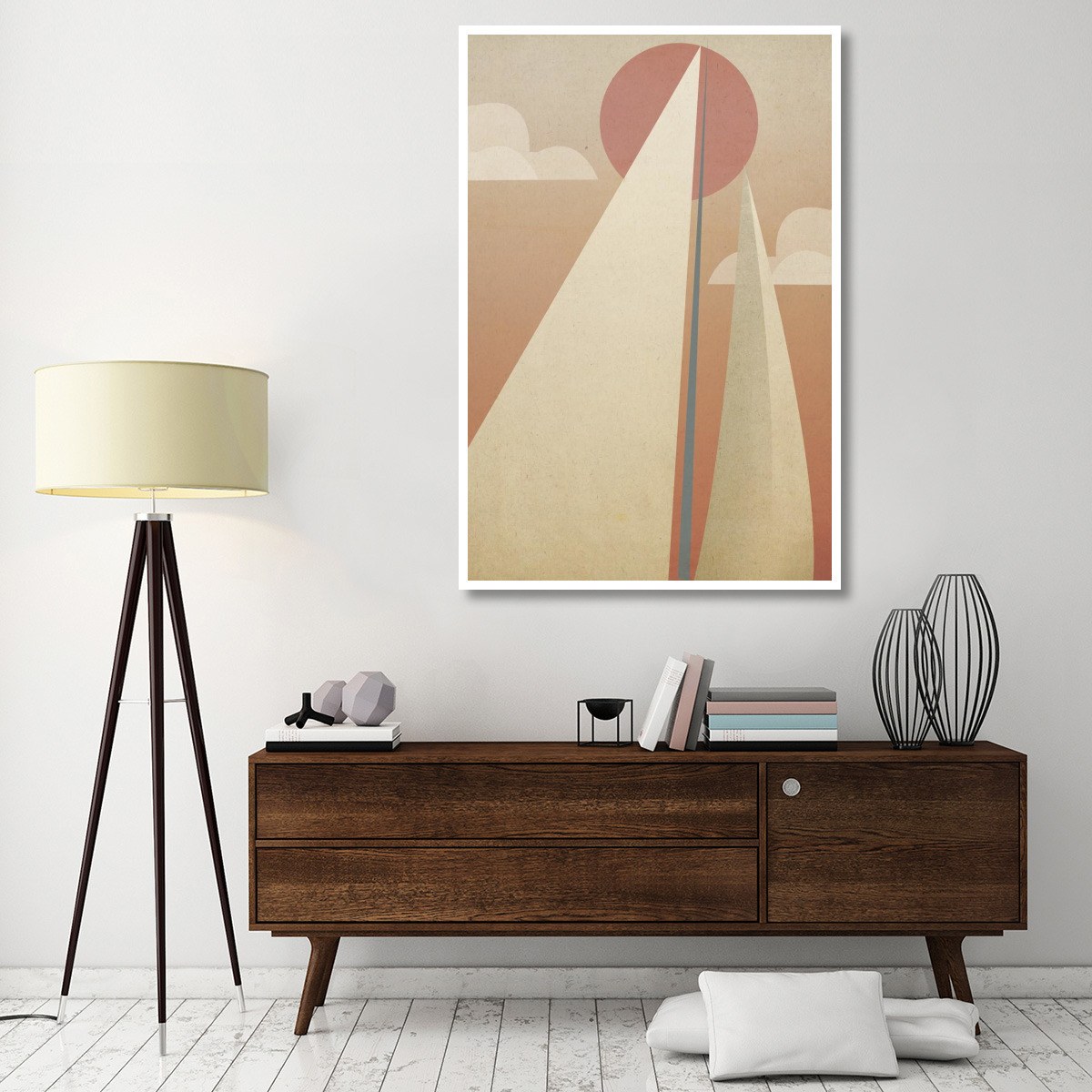 Sails VI -Paper Art-42&quotx62"