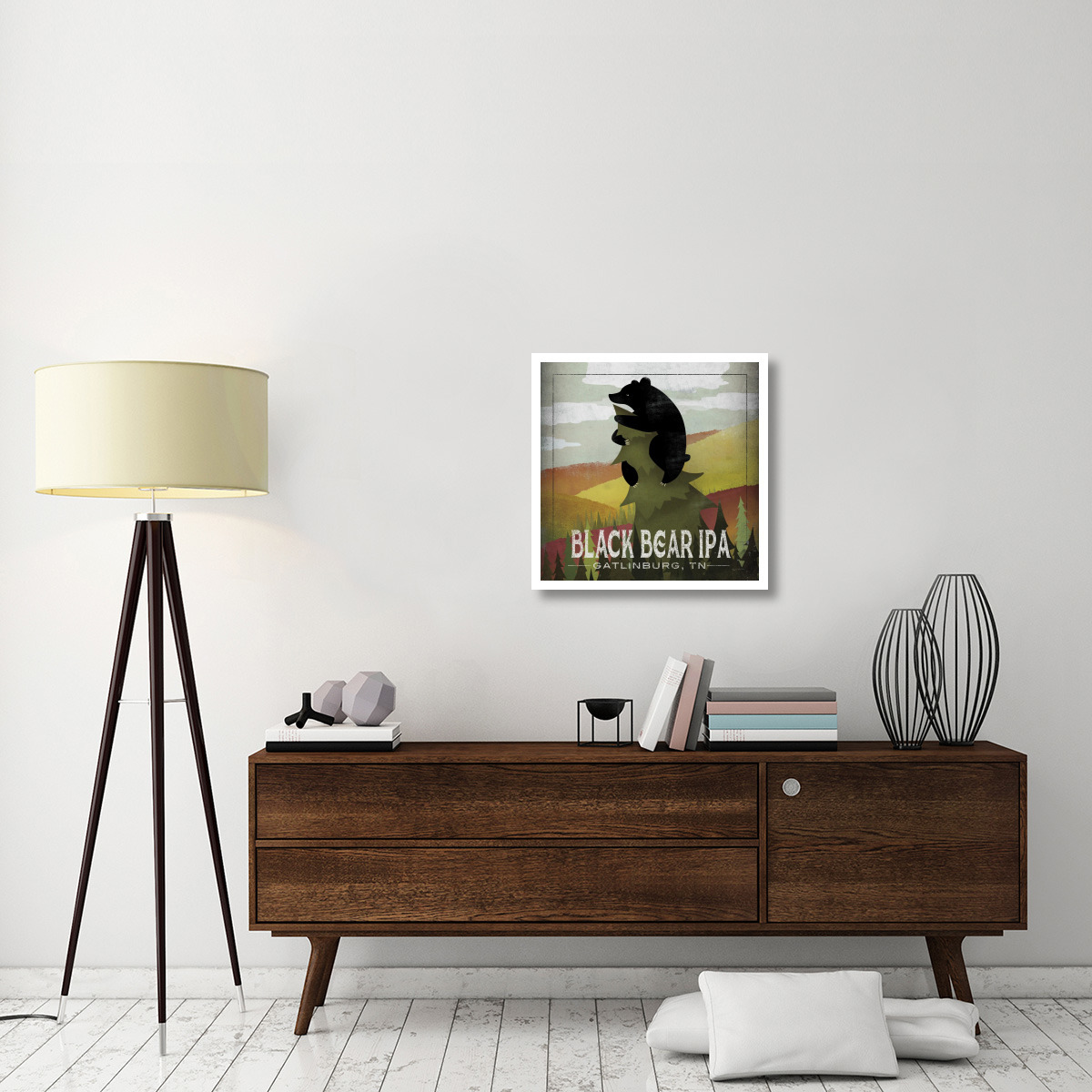 Leaf Peeper Black Bear IPA -Paper Art-26&quotx26"