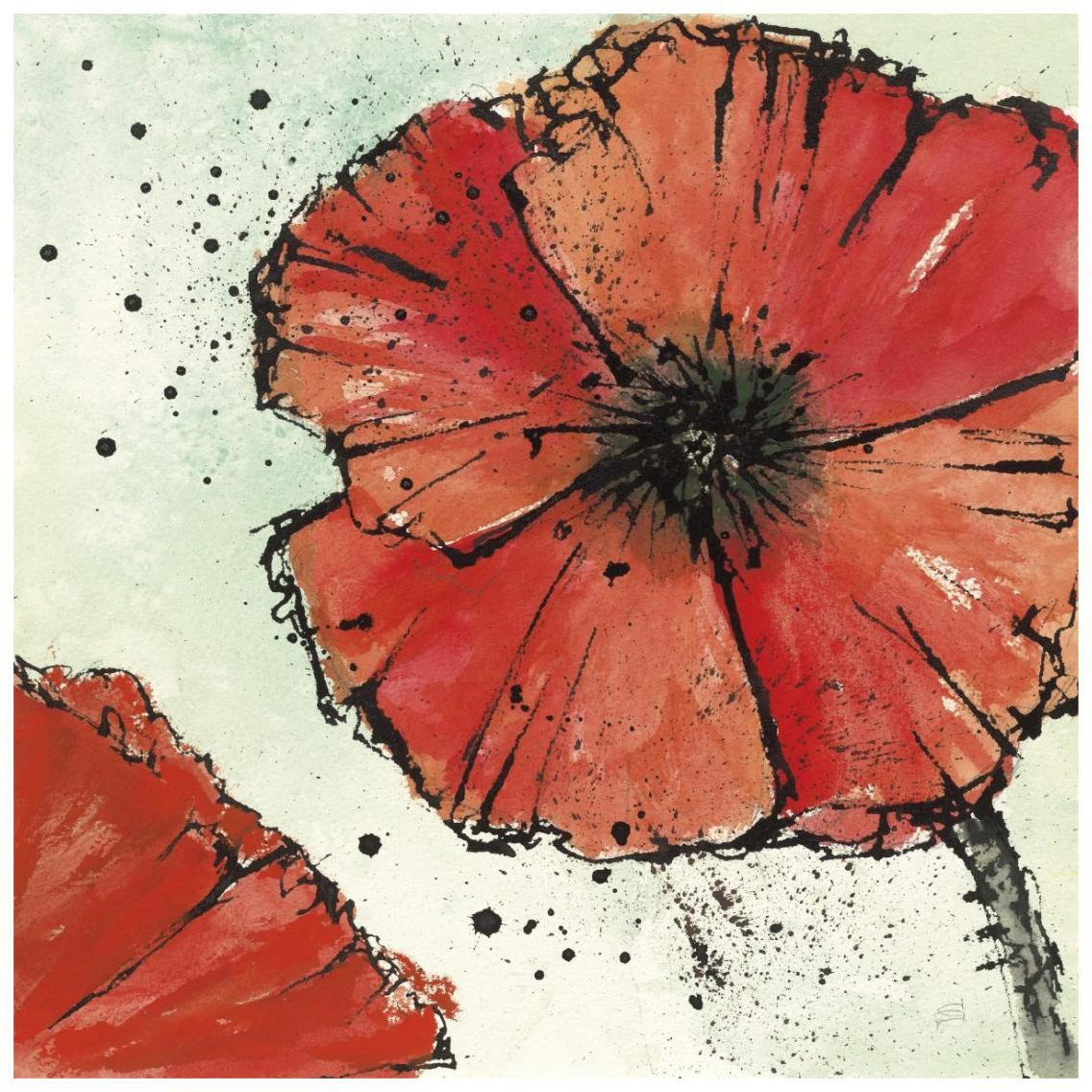 Not a California Poppy IV -Paper Art-26&quotx26"