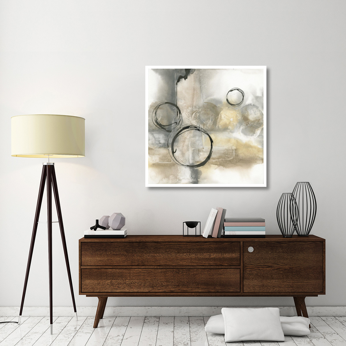 Full Circle I -Paper Art-42&quotx42"