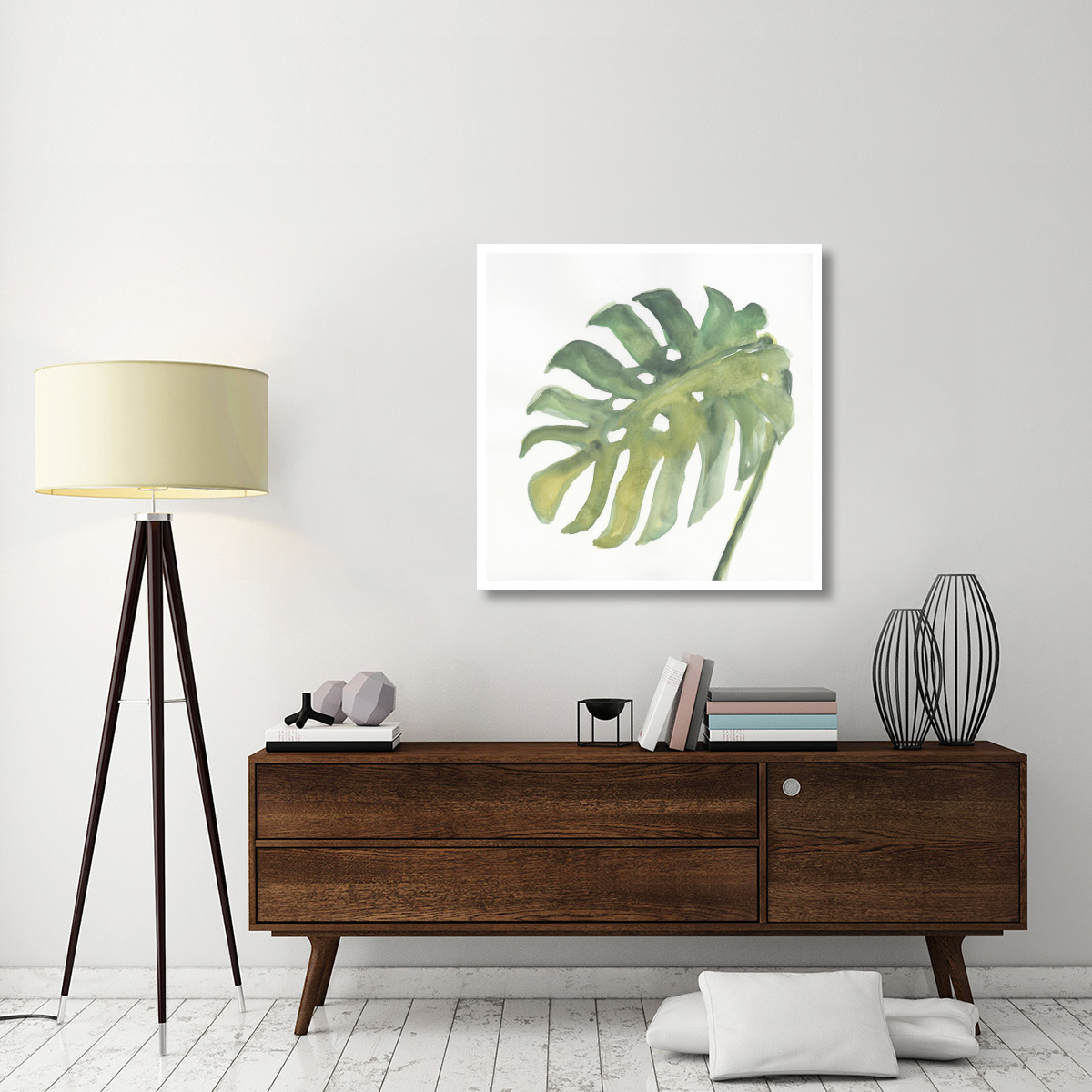 Tropical Palm IV -Paper Art-38&quotx38"