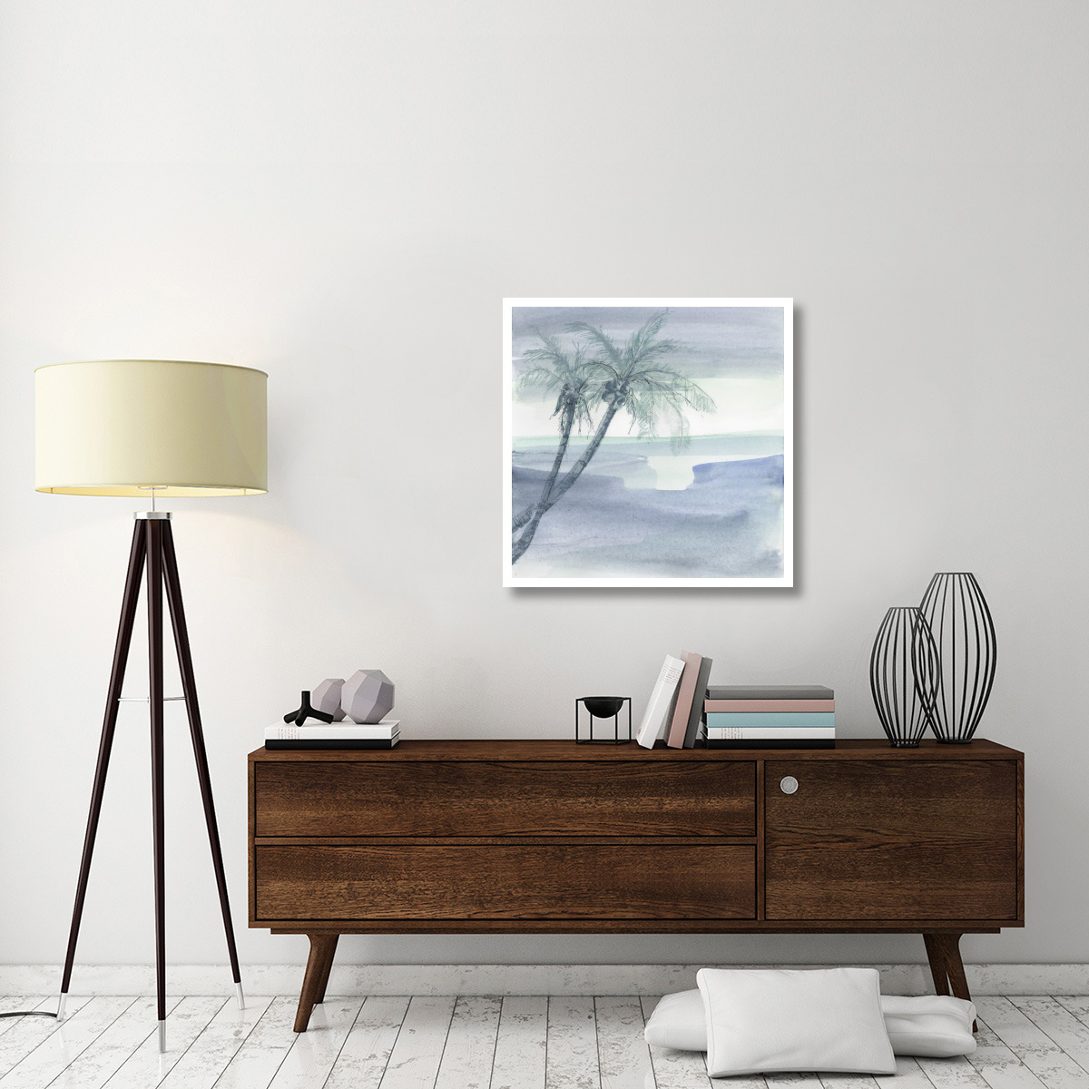 Peaceful Dusk I -Paper Art-32&quotx32"