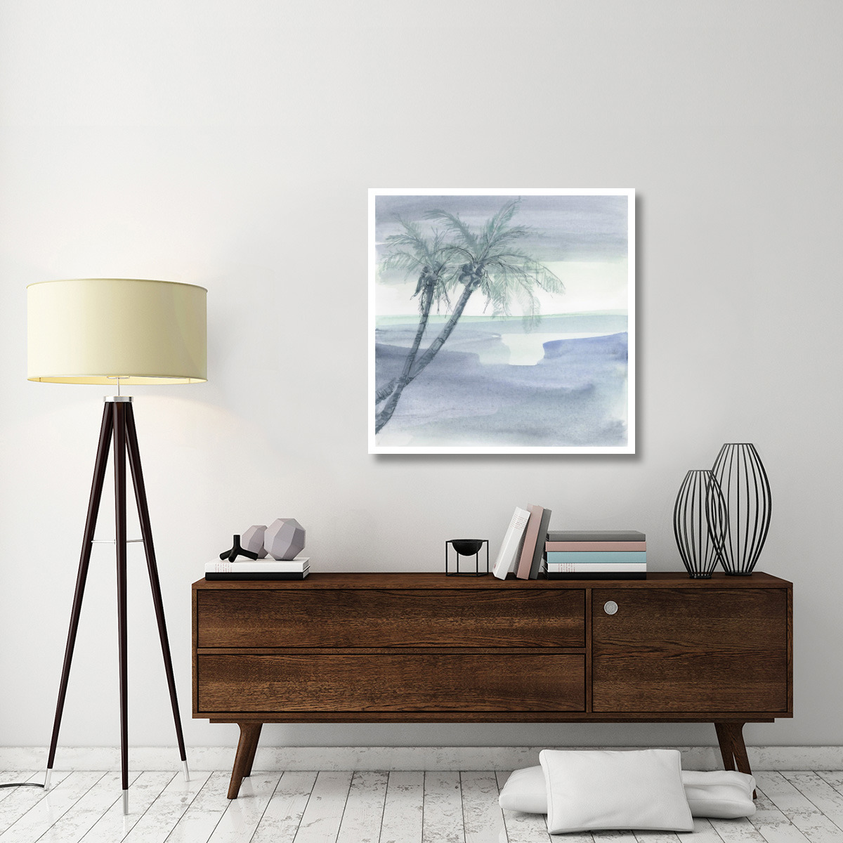 Peaceful Dusk I -Paper Art-38&quotx38"