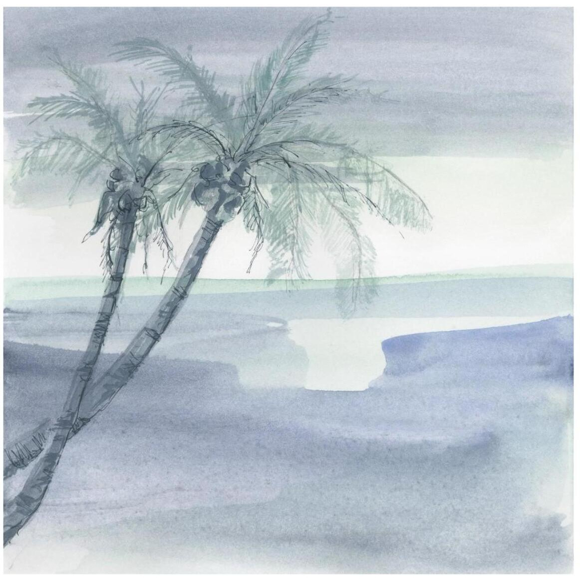 Peaceful Dusk I -Paper Art-42&quotx42"