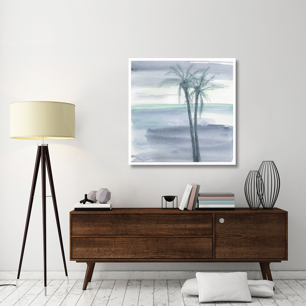 Peaceful Dusk II -Paper Art-42&quotx42"