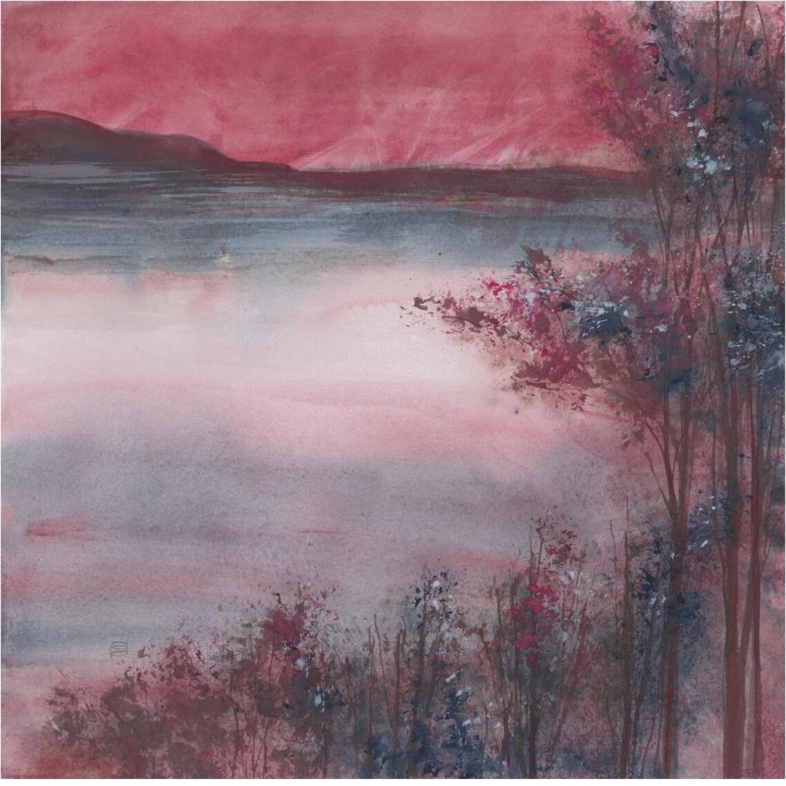 Quiet Time -Paper Art-38&quotx38"