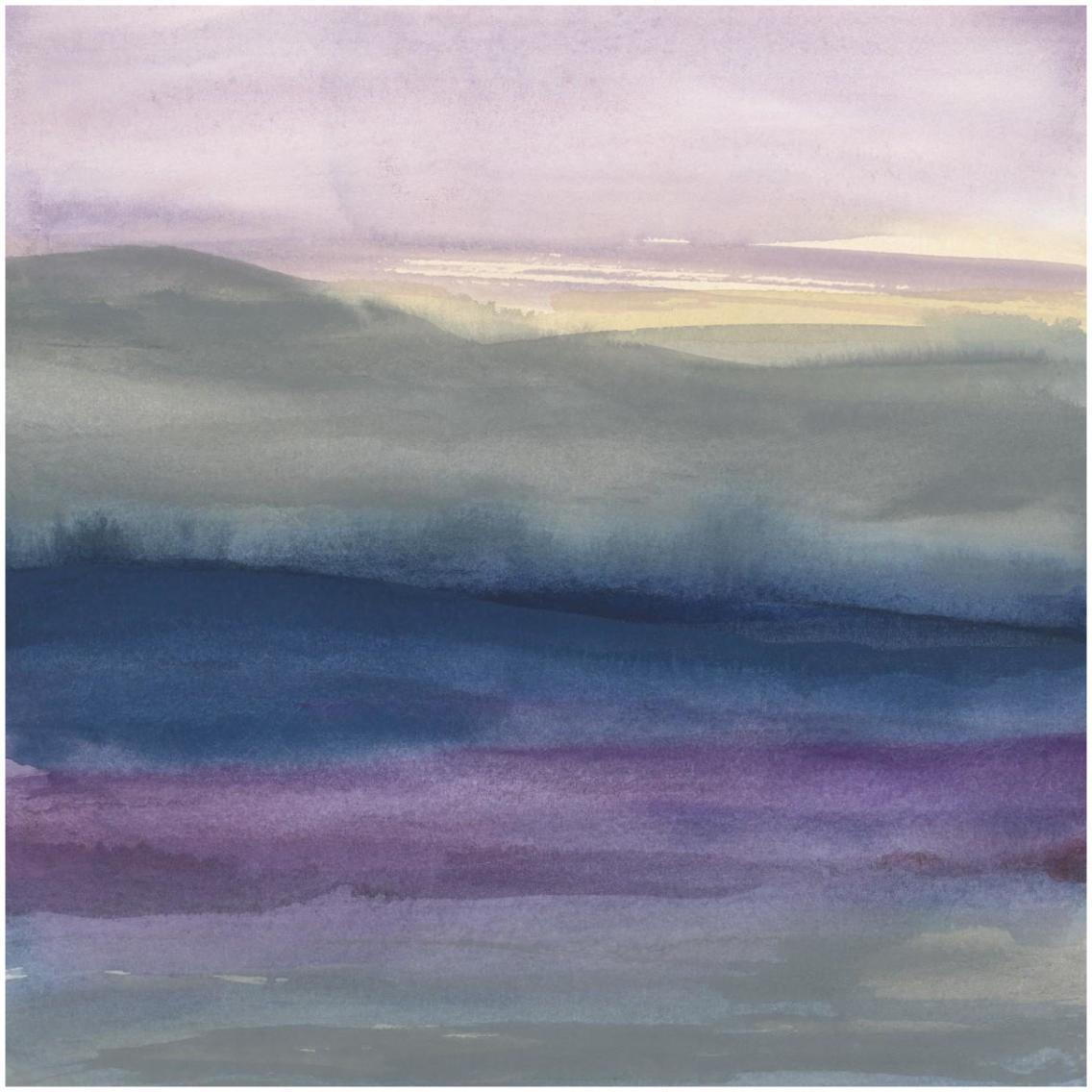 Grey Hills I -Paper Art-32&quotx32"