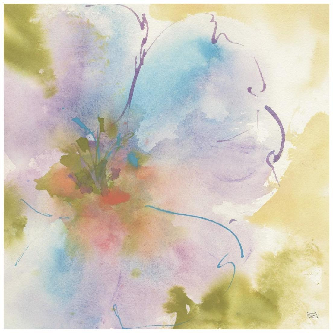 Flower Tints I -Paper Art-20&quotx20"