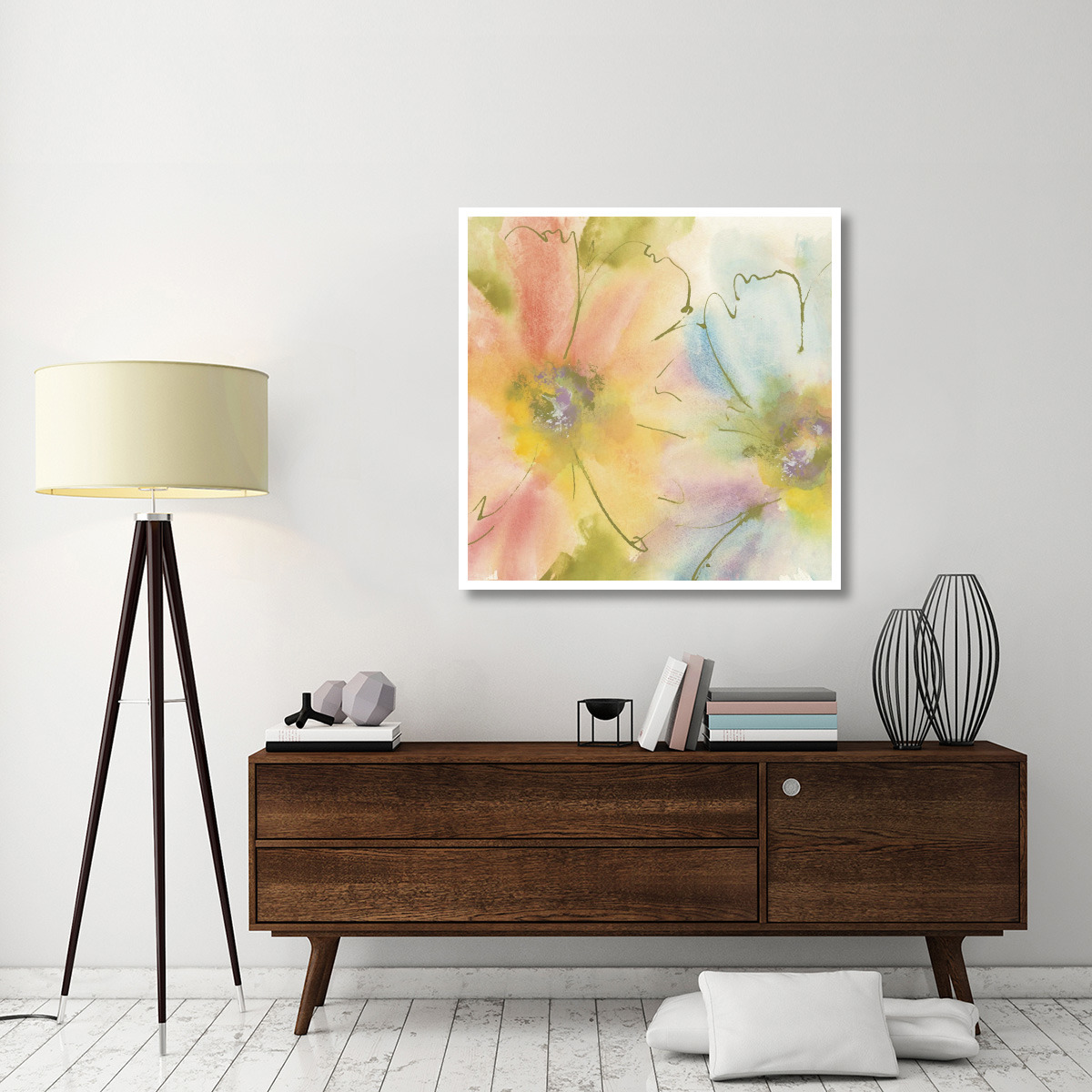 Rainbow Cosmos I -Paper Art-42&quotx42"